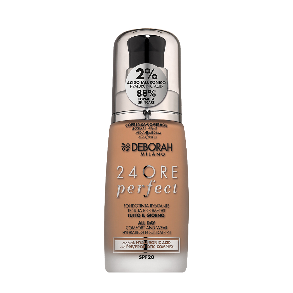 Deborah 24H Perfect Longlasting Foundation Dark 4