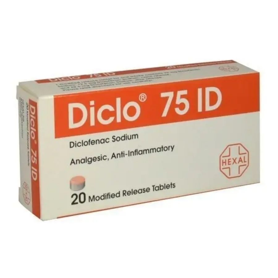 Diclo 75 ID Modified Release Tablet 20's (10'sblister X 2)