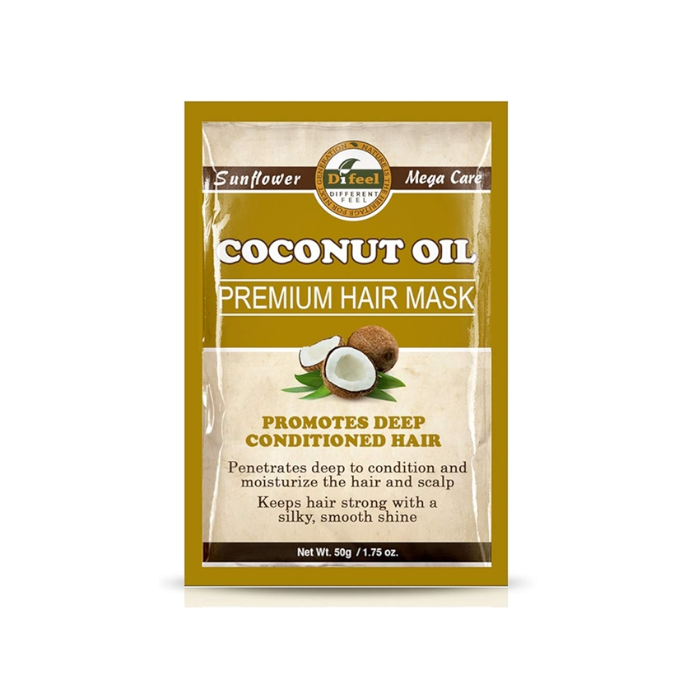 زيت قناع الشعر زيت جوز الهند من ديفيل بريميوم ظرف 50غ