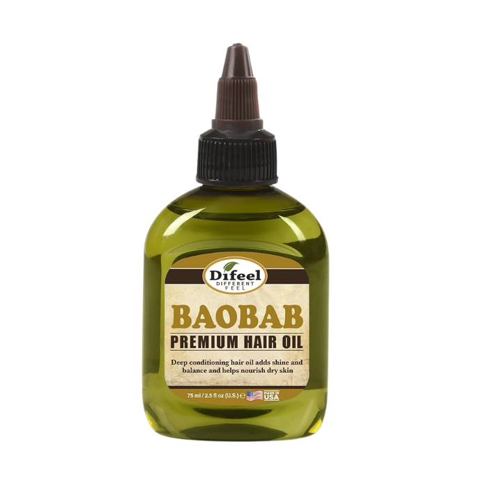 Difeel Premium Natural Hair Oil Baobab 75 ml