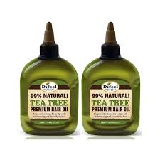 Difeel Premium Natural Hair Oil Tea Tree 75ml Twin Pack