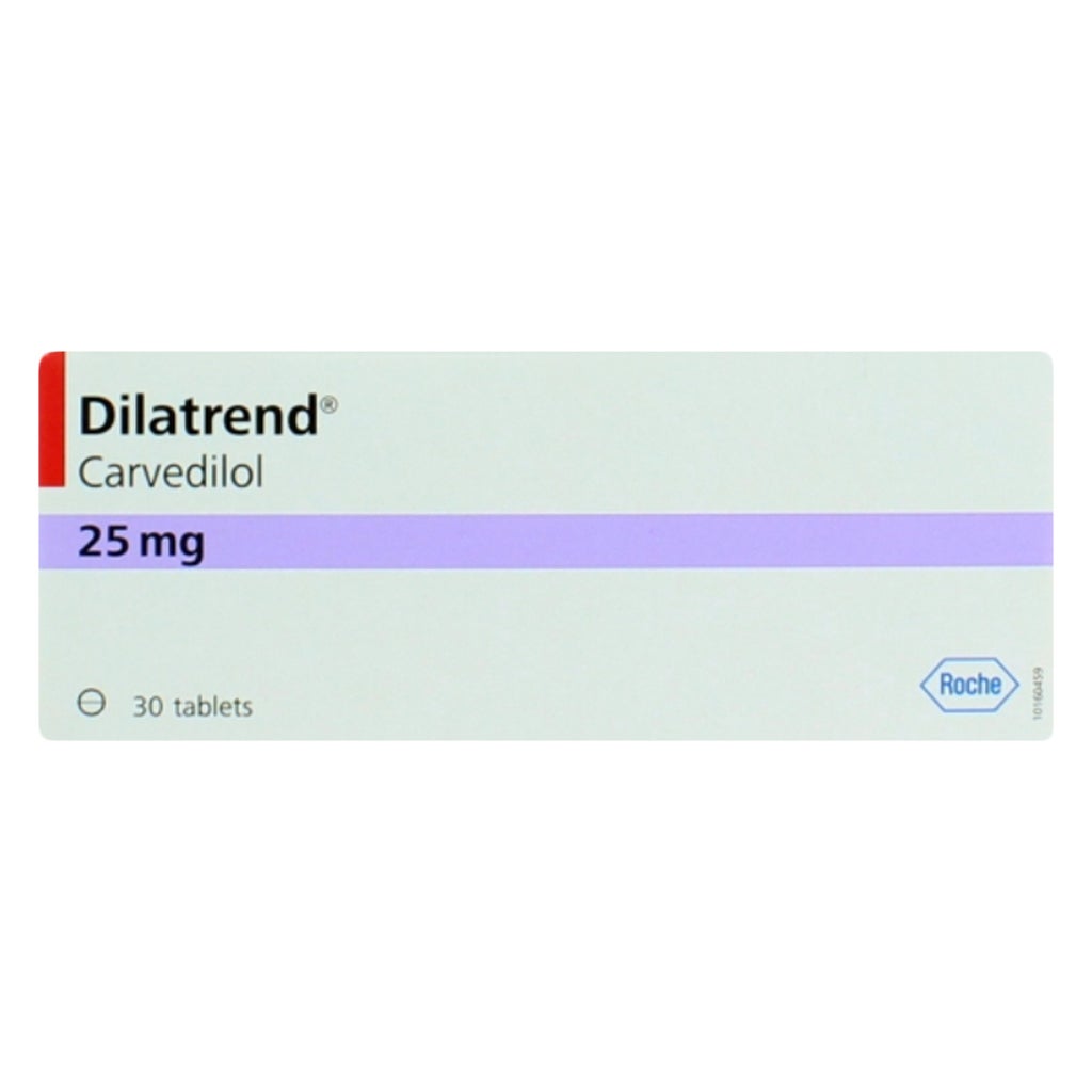 DILATREND 25MG TAB 30S (10SBLISTER X 3)