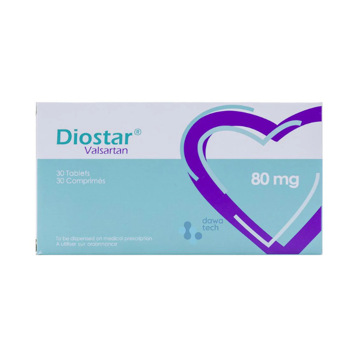 Diostar 80MG Film Coated Tab 30s