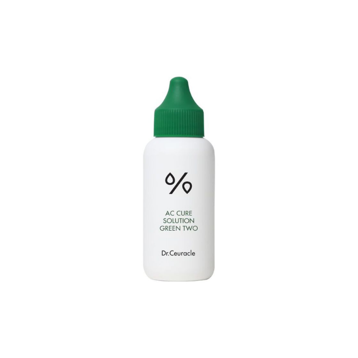 Dr. Ceuracle AC Cure Solution Green Two, Soothing and Moisturizing Care for Acne-Irritated Skin, 50ml