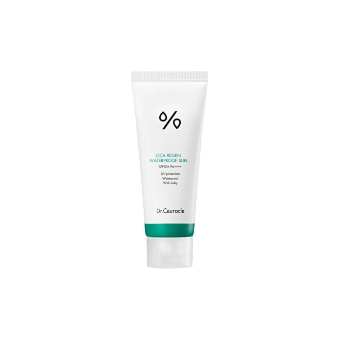 Dr. Ceuracle Cica Regen Waterproof Sun (SPF50+) Face and Body UV Protection, 100ml