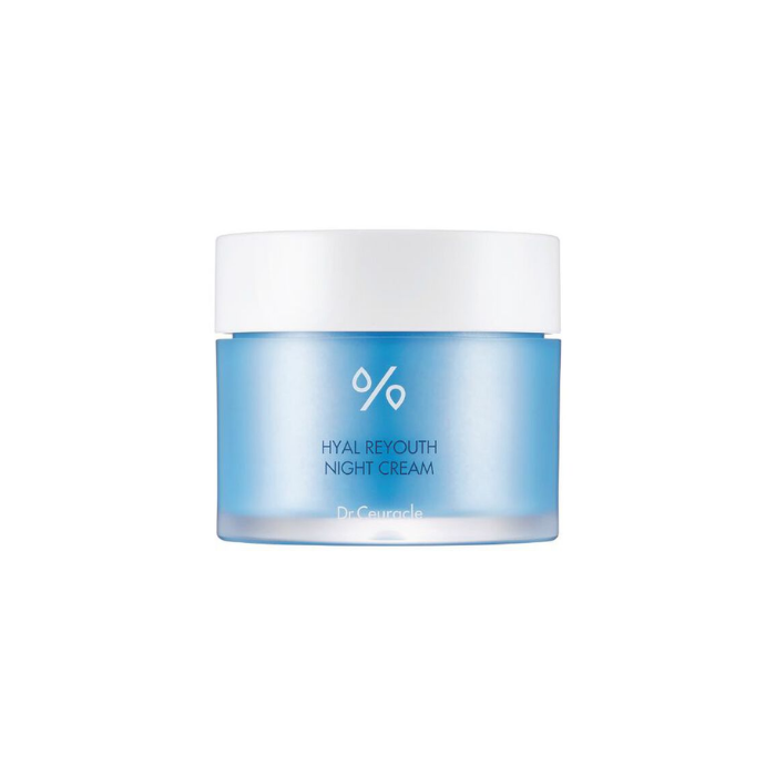 Dr. Ceuracle Hyal Reyouth Night Cream, Deep Hydration Overnight Repair Moisturizer, 60g