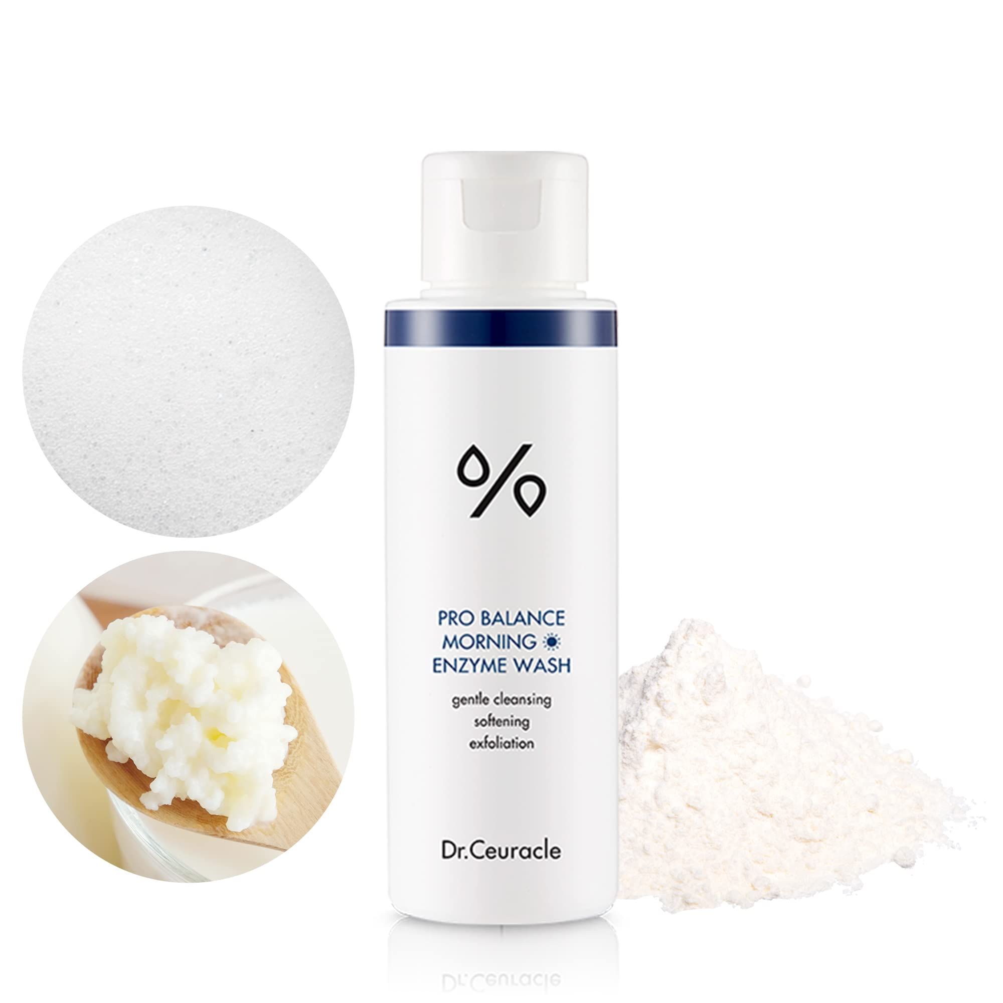 Dr. Ceuracle Pro Balance Morning Enzyme Wash, Gentle Cleanser with Probiotic Complex, 50g