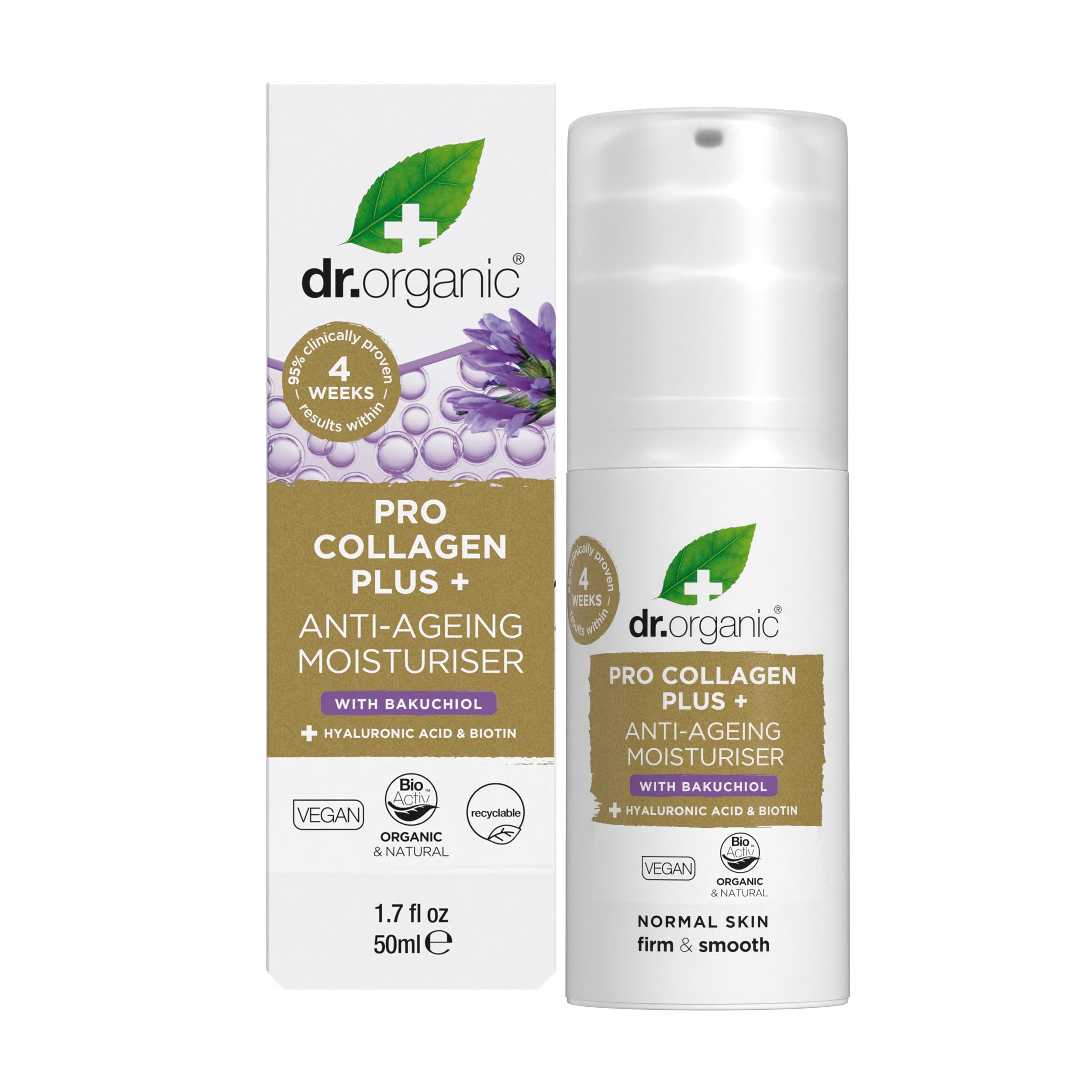 Dr Organic Pro Collagen Plus Bakuchiol Cream 50ml