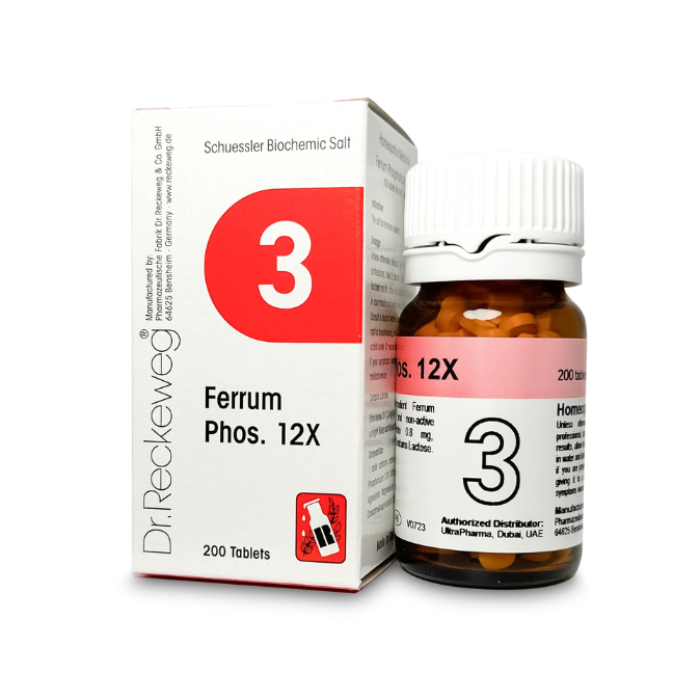 Dr Reckeweg 3 Ferrum Phosphoricum 12X Tab 200s