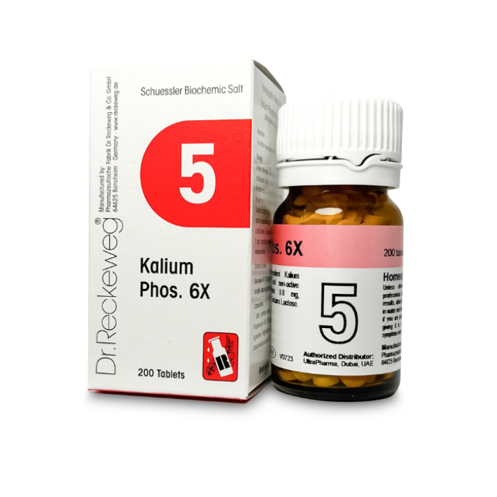 Dr Reckeweg 5 Kalium Phosphoricum 6X Tab 200s