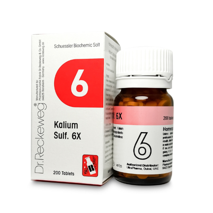 Dr Reckeweg 6 Kalium Sulfuricum 6X Tab 200s