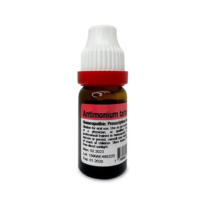 Dr Reckeweg Antimonium Tartaricum 30C Dilution 7.5 ML