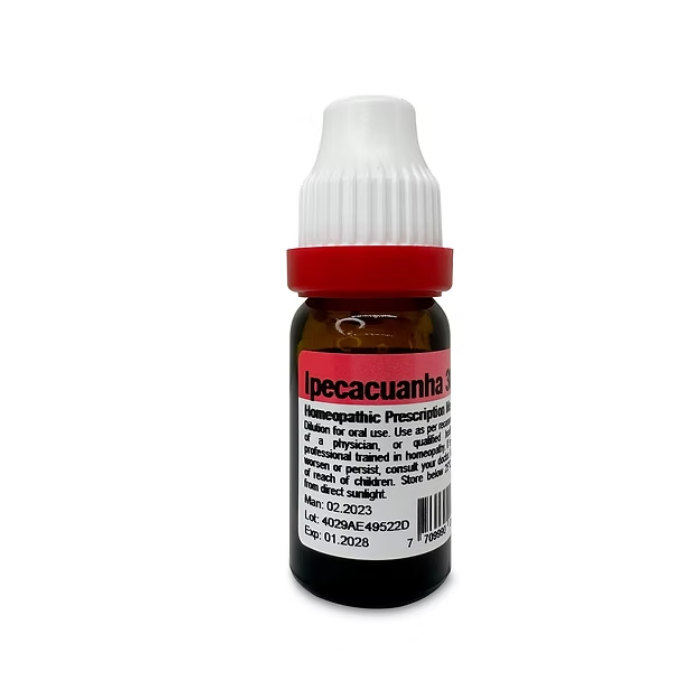 Dr Reckeweg Ipecacuanha 30C Dilution 7.5 ML