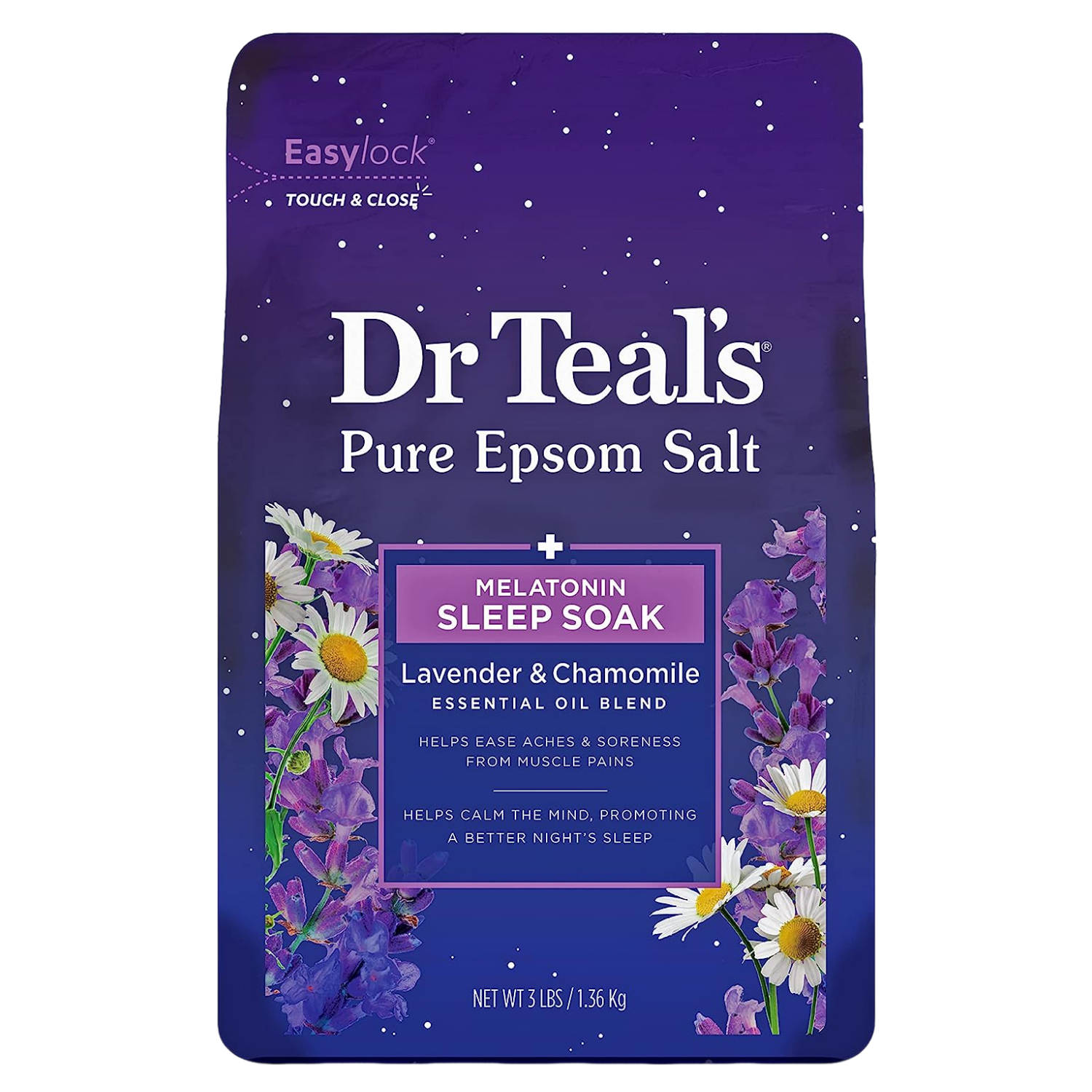 Dr Teal's Sleep Soak Melatonin Lavender Epsom Salt 1.36kg