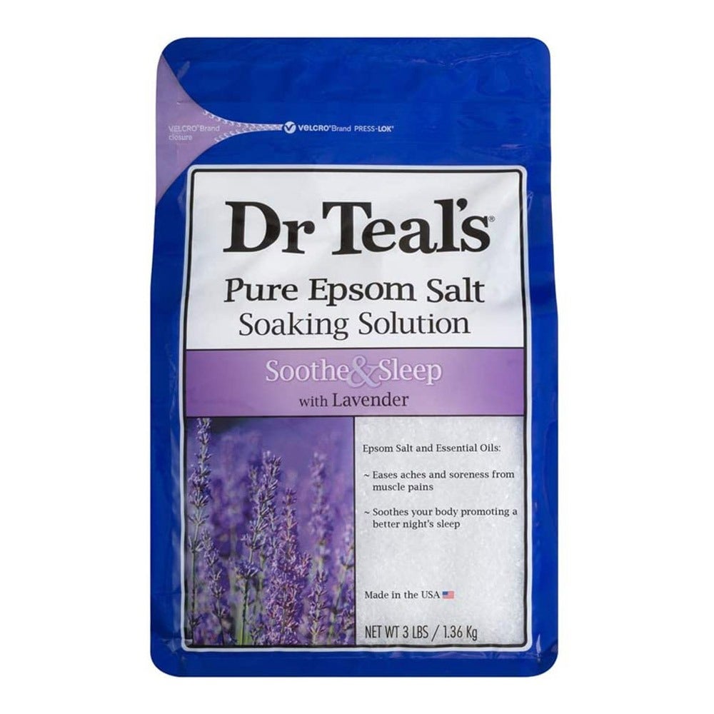 Dr Teal’s Soothe & Sleep Lavender Pure Epsom Salt Soaking Solution, 1.36kg