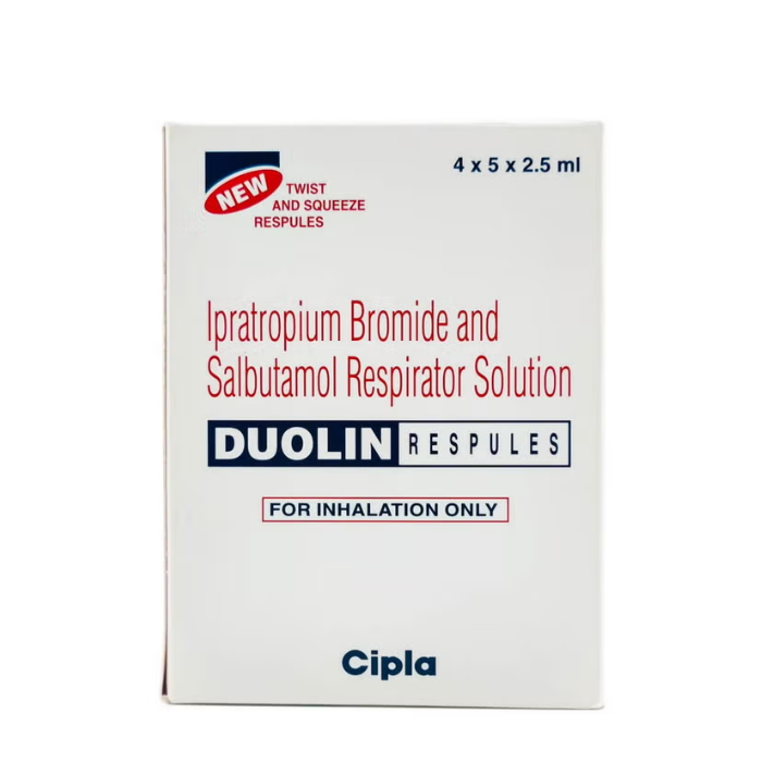 DUOLIN RESPULES 500MCG NEB SOLN 2.5ML 20S (5S STRIP X 4)