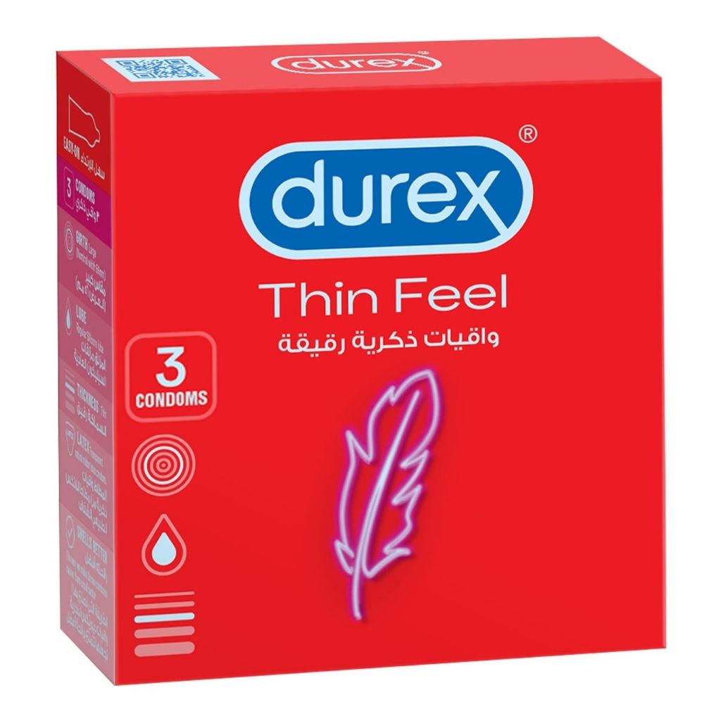 Durex Feel Thin Condom 3's