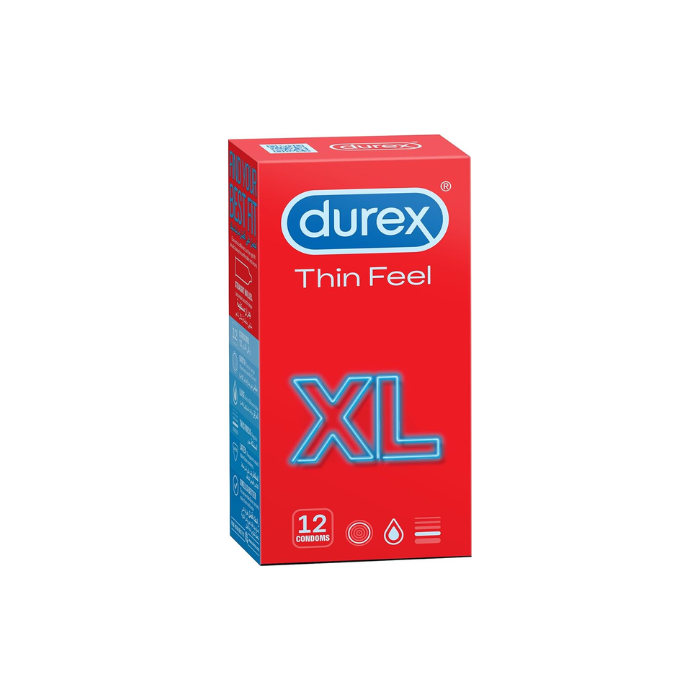 Durex Xl Thin Feel Condom 12s