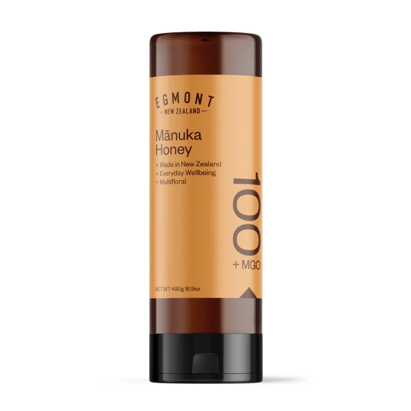 Egmont Honey Multifloral Manuka Honey MGO 100+ (squeeze) 480g