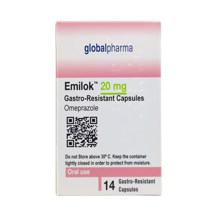 EMILOK 20MG CAP HARD GELATIN)14S BOT
