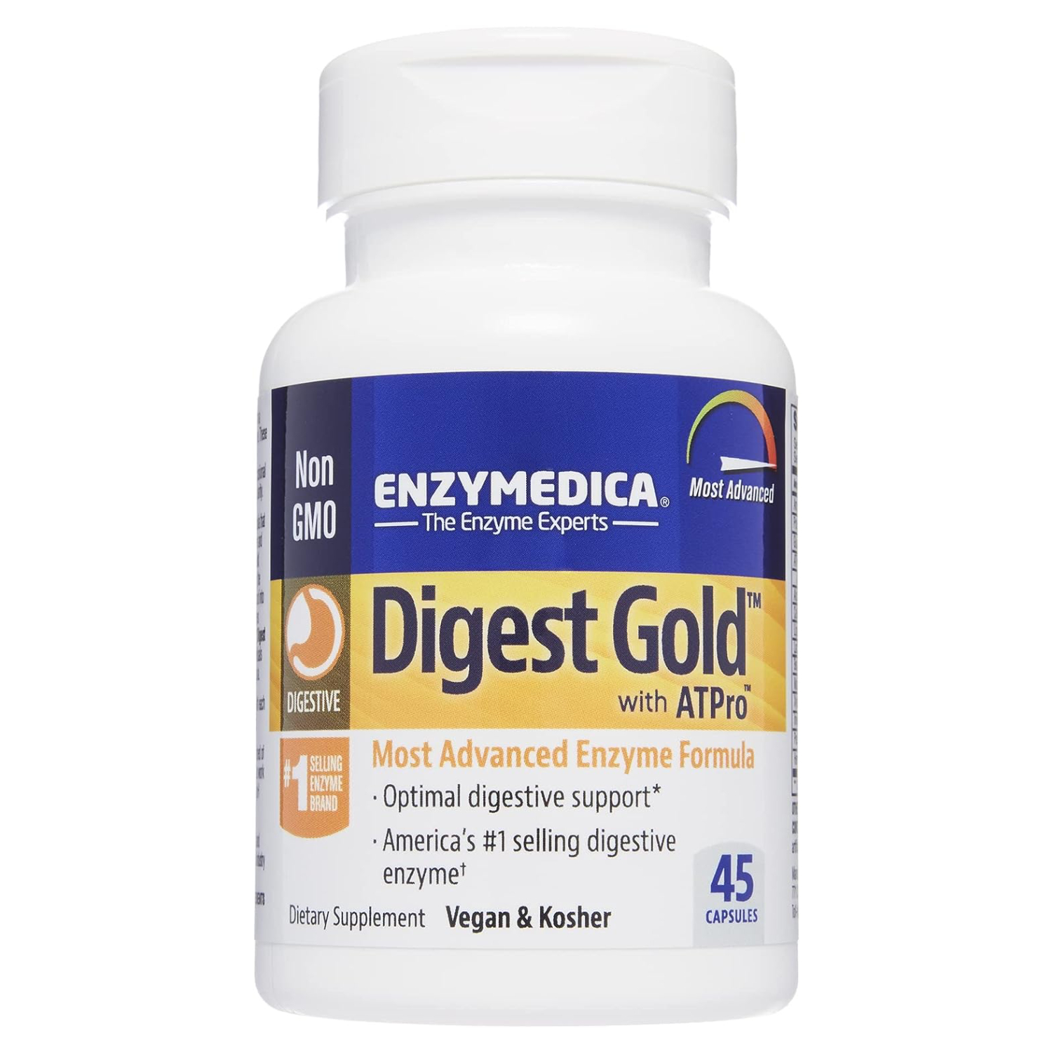 Enzymedica Digest Gold + Atpro Caps 45s