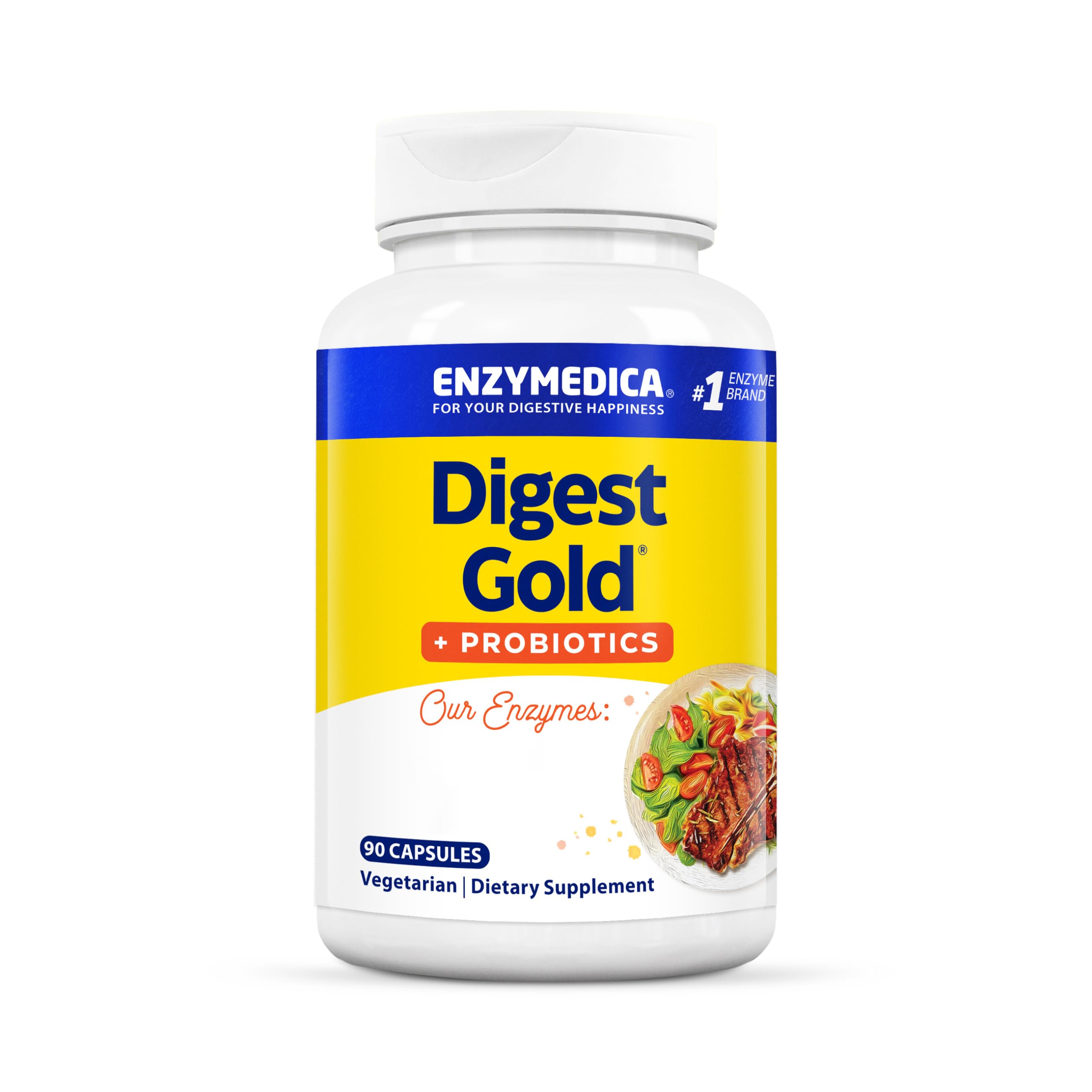 Enzymedica Digest Gold + Probiotics 90 Capsules