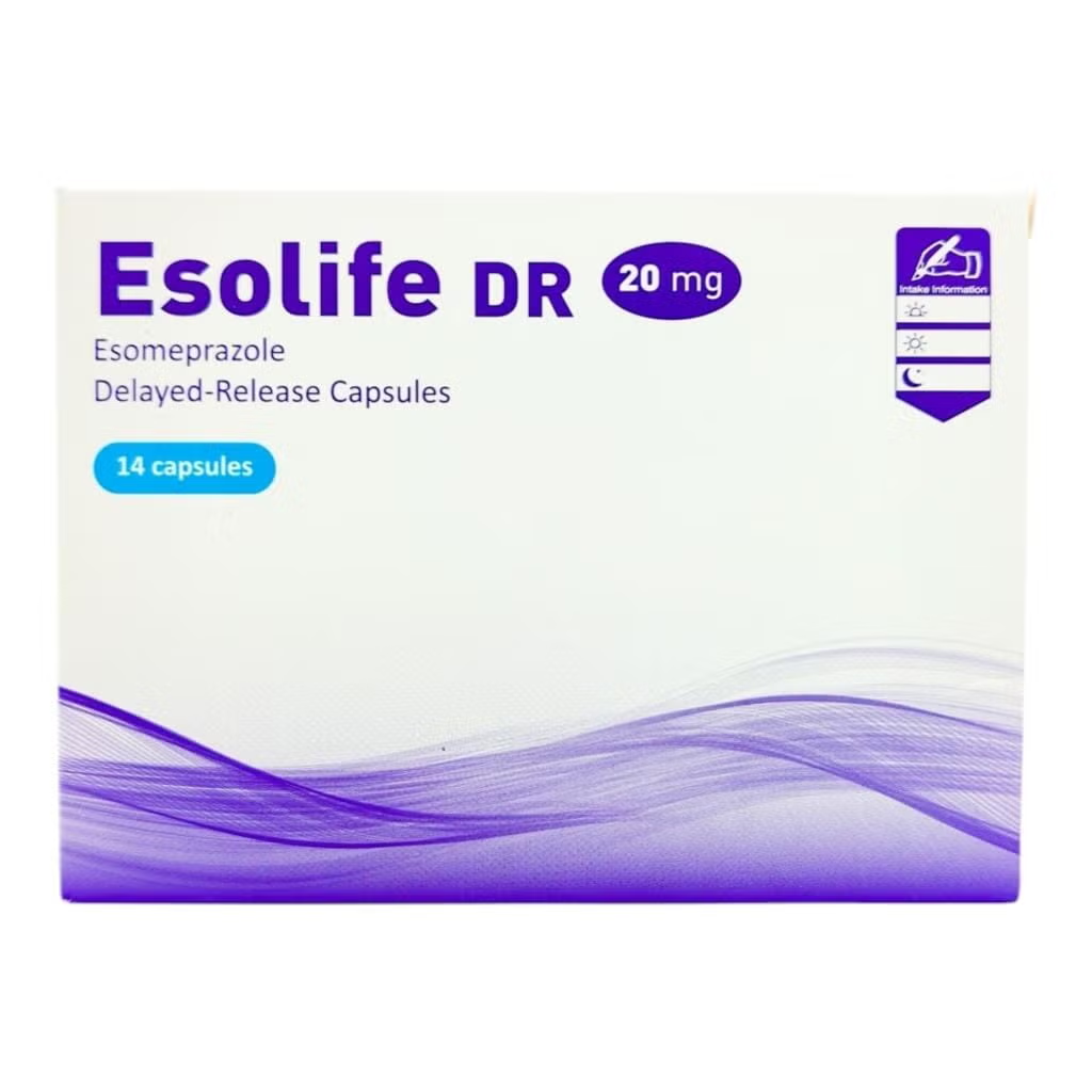 Esolife DR 20MG Delayed Release Cap 14s