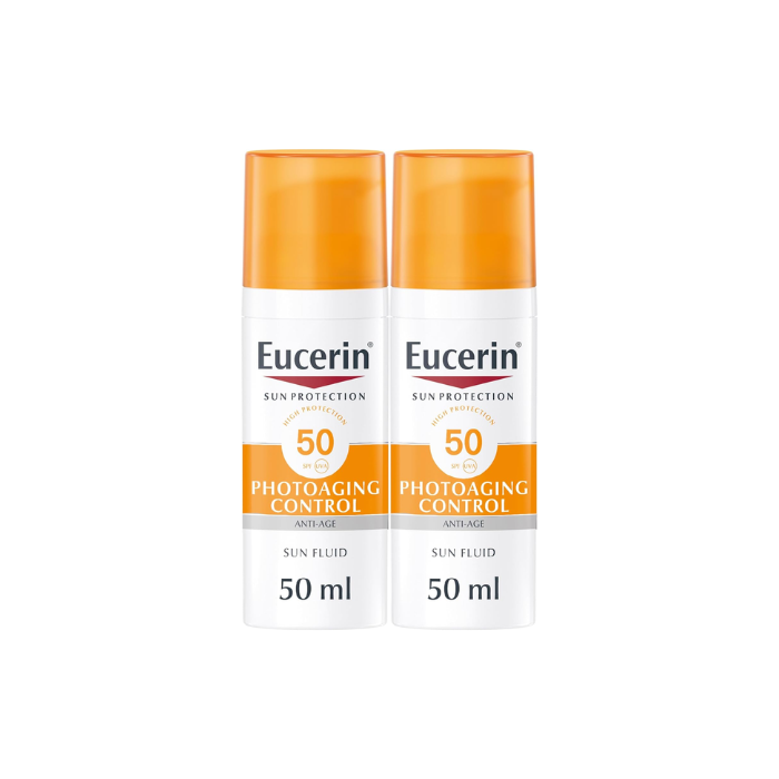 Eucerin Sun Photoaging Control (SPF50+) Fluid 50ml 1+1 Promo