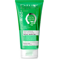 Eveline Facemed + Moisturizing And Soothing Face Wash Gel Aloe 150ml