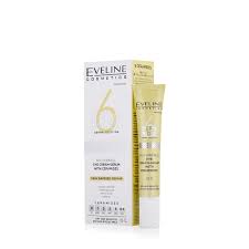 Eveline 6 Ceramides Anti-Wrinkle Eye Cream Serum, Hydrating, Firming and Brightening Treatment, 20ml