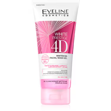 Eveline White Prestige 4D Whitening Facial Wash Gel 100 ml