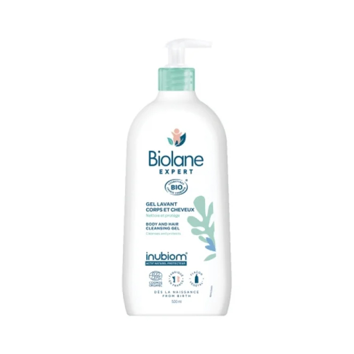 Biolane Organic Body & Hair Cleansing Gel Lavant 500ml