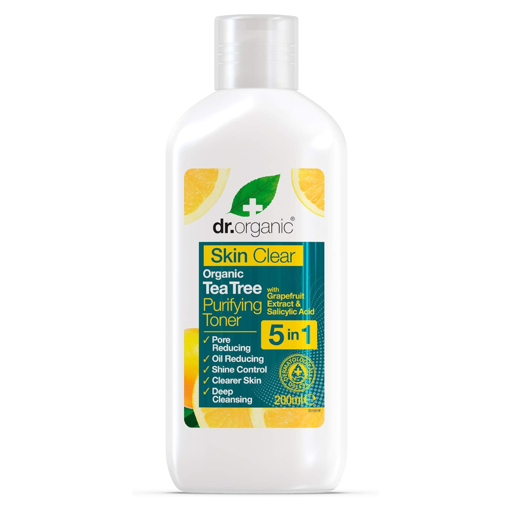 Dr. Organic Skin Clear 5 In 1 Tea Tree Toner 200ml