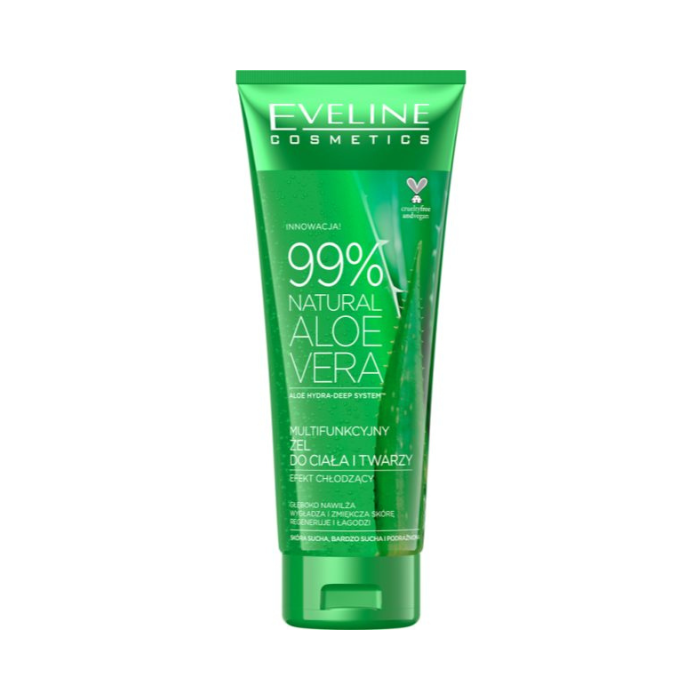 Eveline 99% Natural Aloe Vera Tea Tree Oil Body & Face Gel 250ml