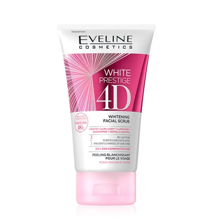 Eveline White Prestige 4D Whitening Facial Scrub 150ml