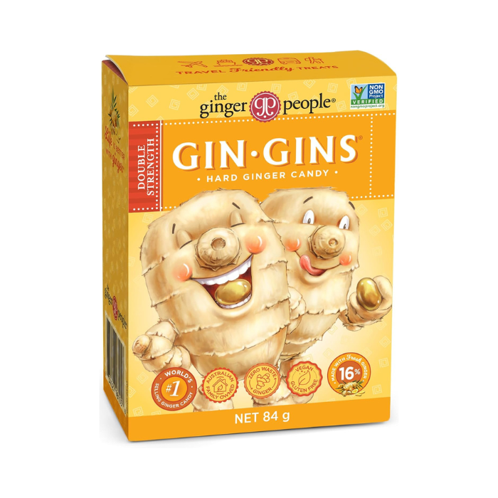 Gin Gins Double Strength Hard Ginger Candy 84g
