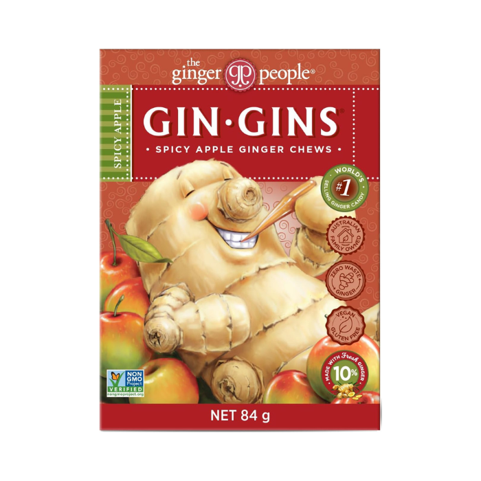 Gin Gins Spicy Apple Ginger Chews 84g