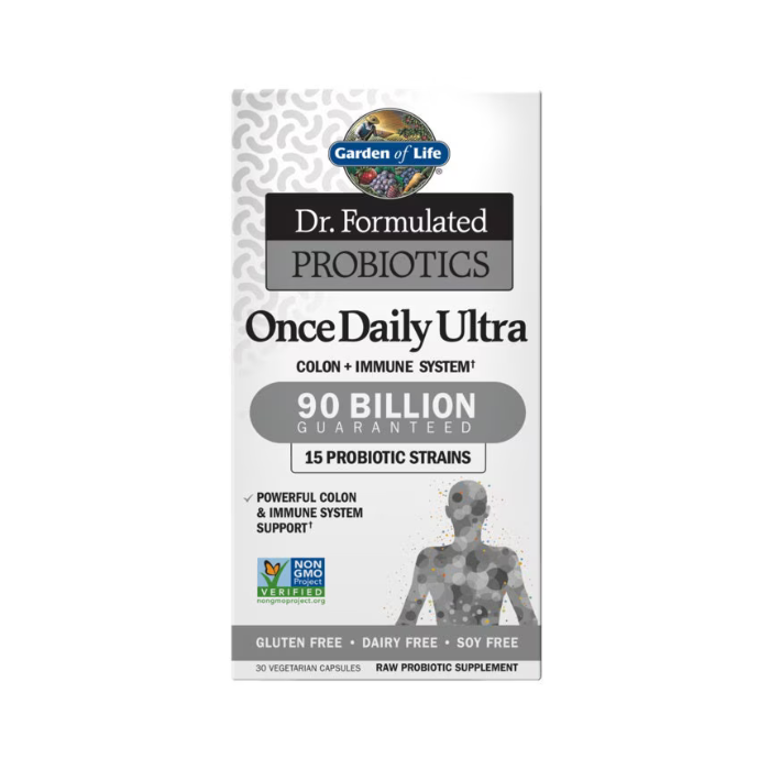 Garden Of Life Dr. Formulated Probiotics 90 Billion Once Daily, 30 Vegetarian Capsules