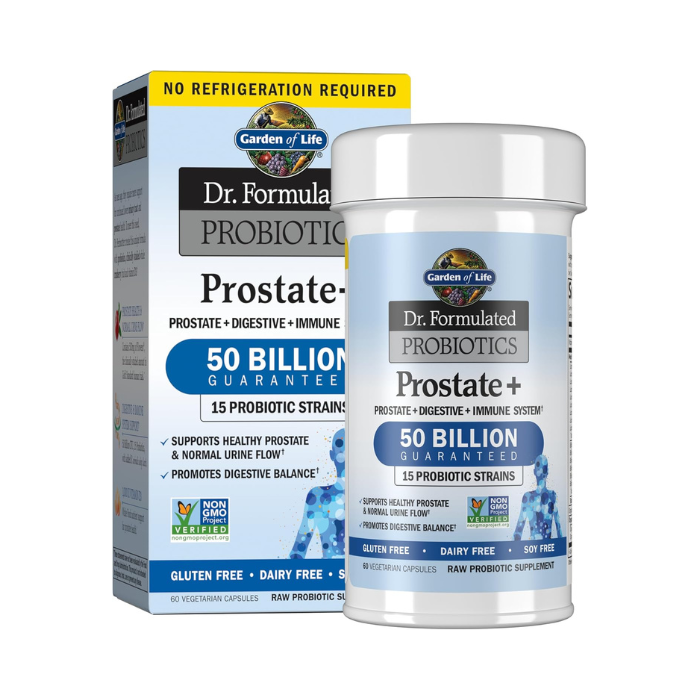 Garden of Life Dr. Formulated Probiotics Prostate+ 60 Vegetarian Capsules