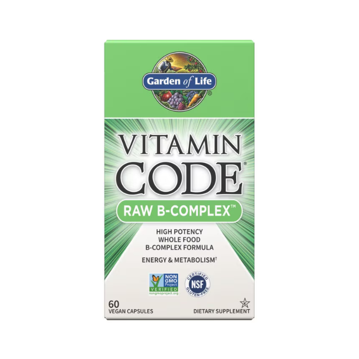Garden Of Life Vitamin Code Raw B-Complex Capsules 60s