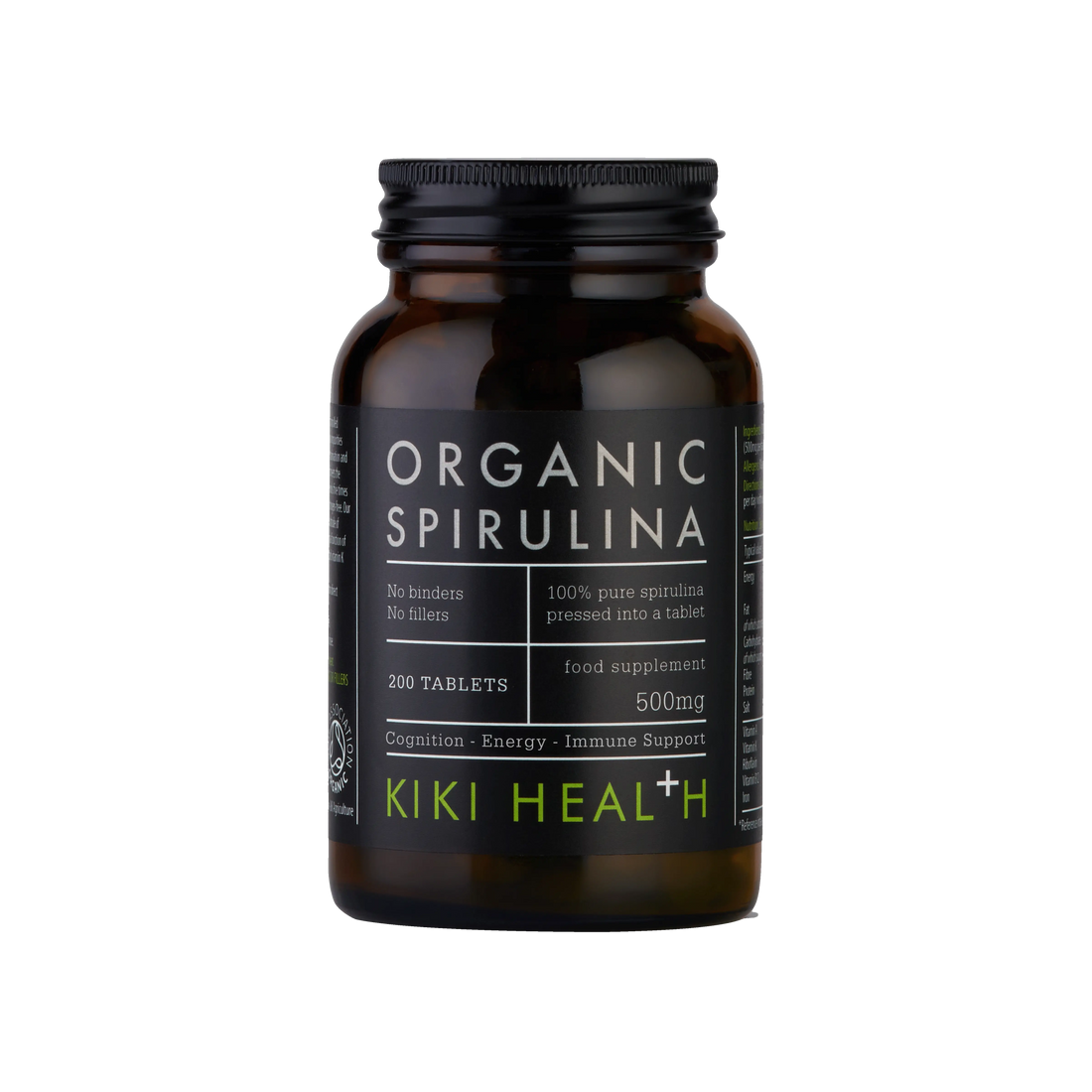 KIKI Health Organic Spirulina 200 Tablets