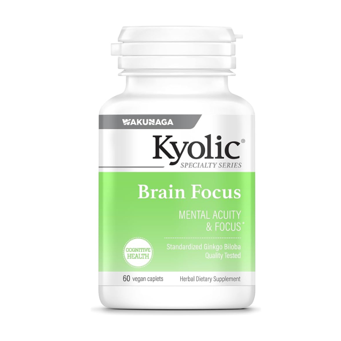 Kyolic Brain Focus 60 Vegetarian Caplets