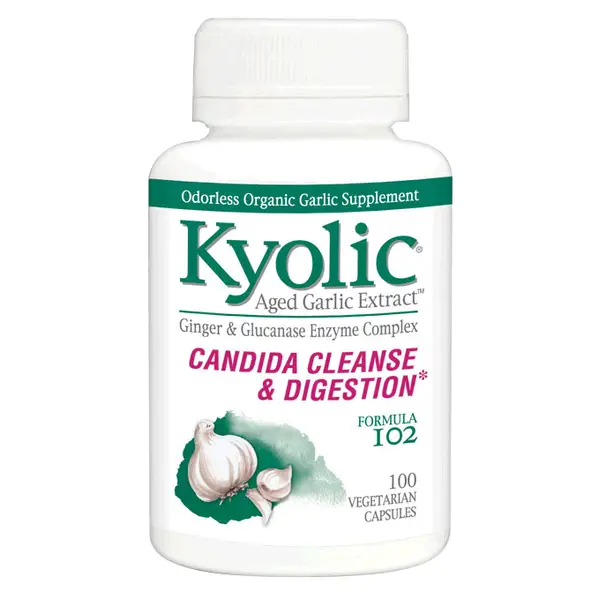 Kyolic Formula 102 Candida Cleanse & Digestion 100's