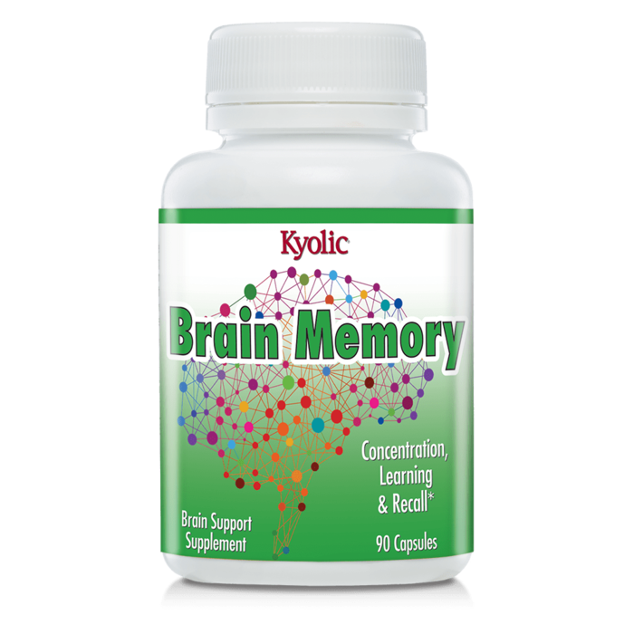Kyolic Brain Memory Capsules 90's
