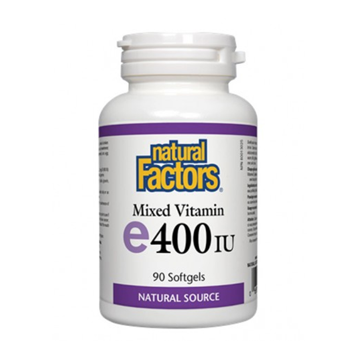 Natural Factors Mixed Vitamin E 400IU 90 Softgels
