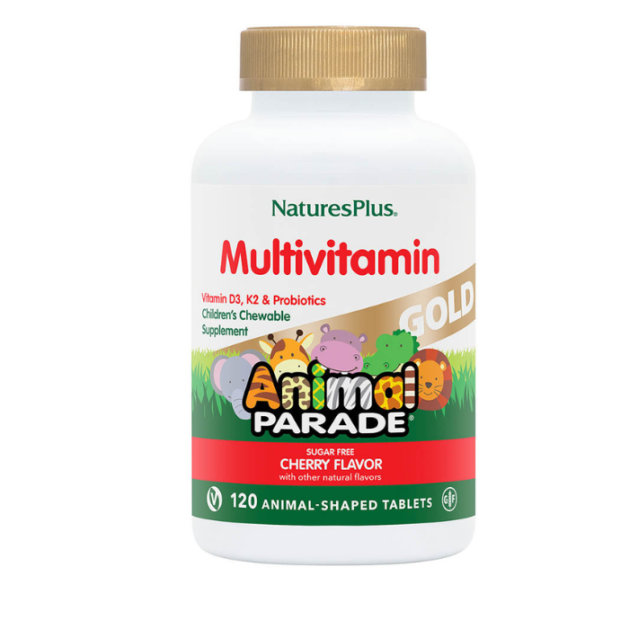Natures Plus Animal Parade Gold Multi Chewable Cherry 120's
