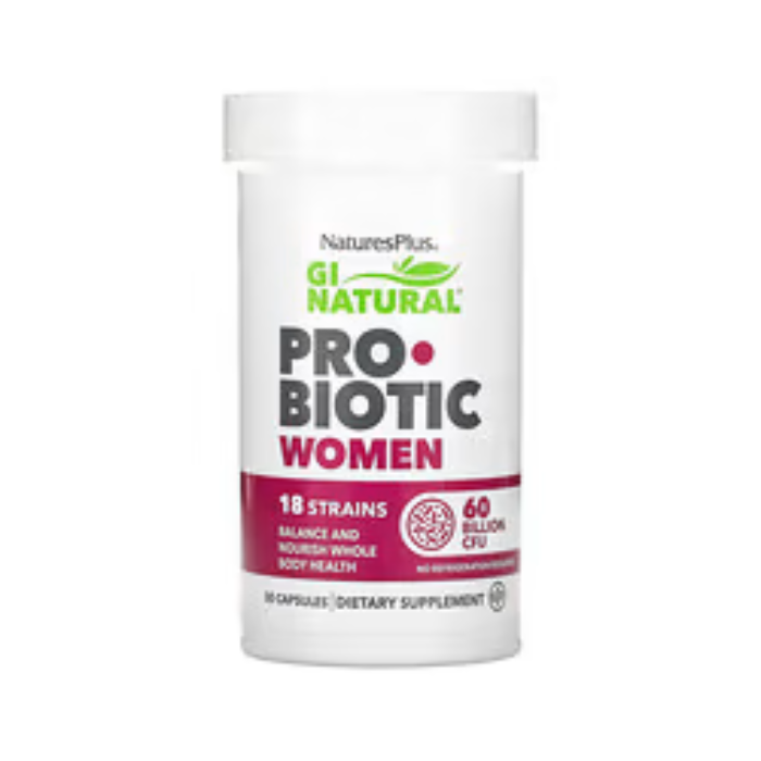 Natures Plus GI Natural Pro Biotic Women 60 Billion CFU 30 Capsules