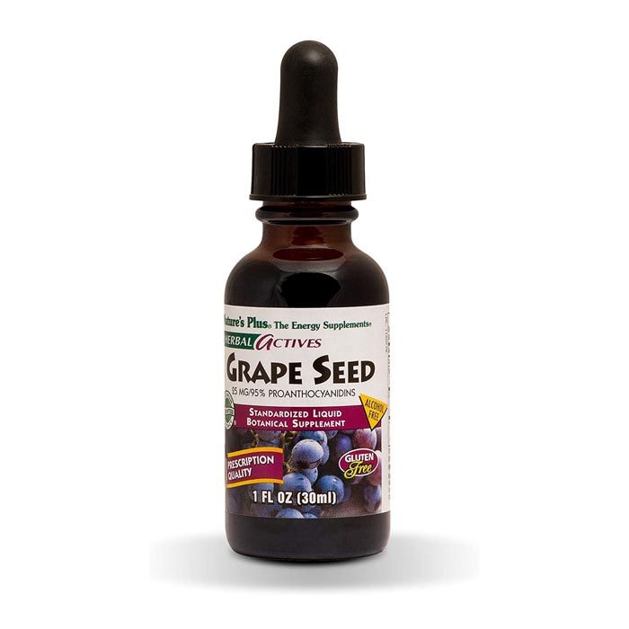 Natures Plus Herbal Actives Grape Seed 25 mg 95%