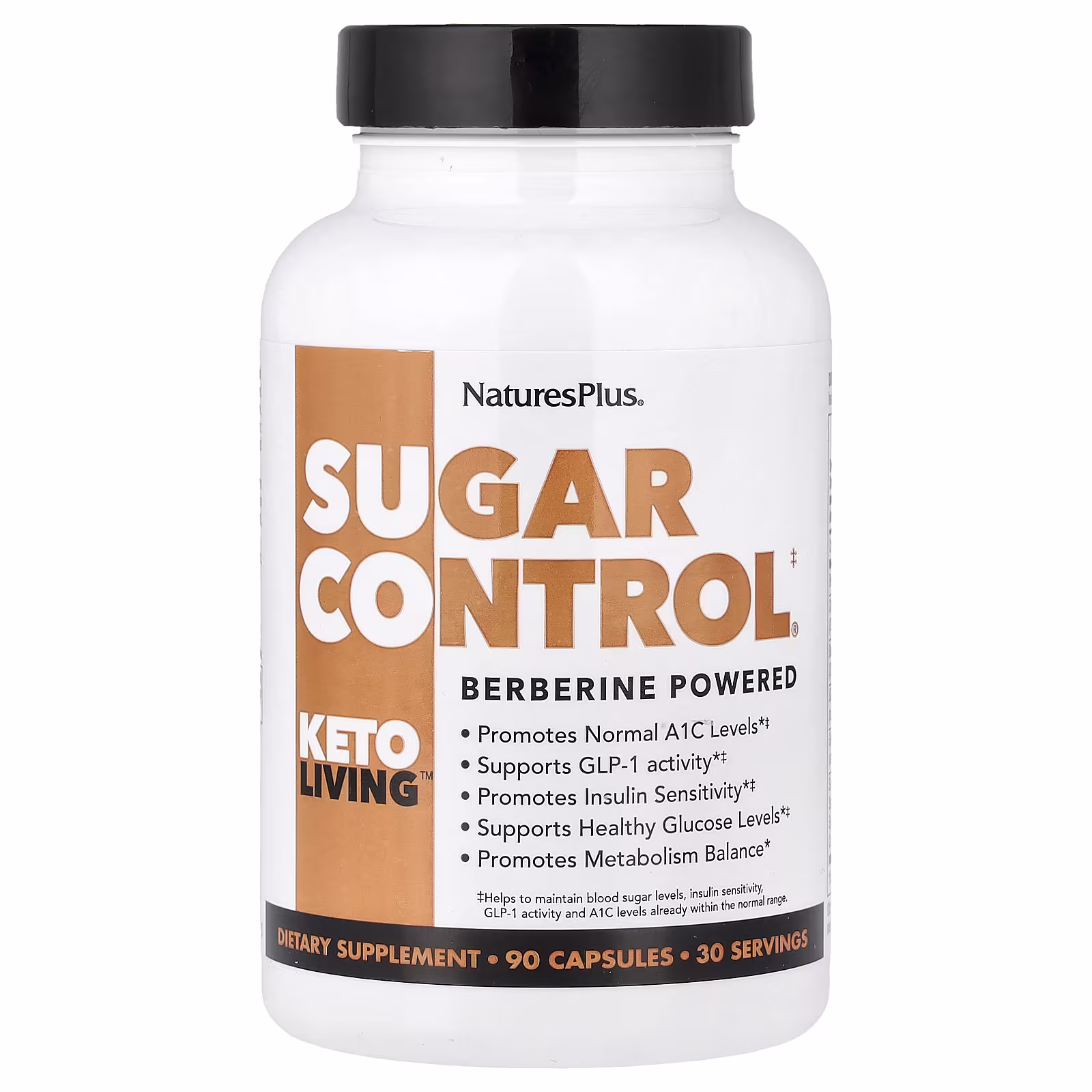 Natures Plus Keto living Sugar Control 90 Capsules