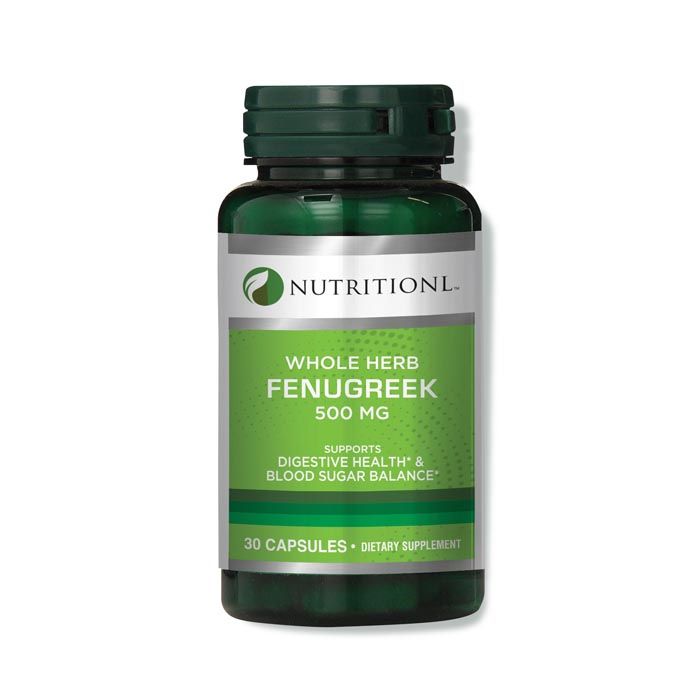 Nutritionl Fenugreek 500mg Caps 30's